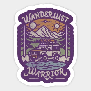 4x4 Wanderlust Warrior Sticker